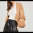 BCBGMAXAZRIA Fringe-Trimmed Cropped Cardigan Camel Size L $260