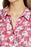 CASLON Women's Floral Print Summer Crepe Camp Shirt size S fits relax