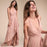 JENNY YOO Farrah Ruffle Skirt Chiffon Gown In Whipped Apricot size 6