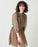 Sessun  viscose short smocked mini dress with print size S $440