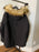 The Kopples Cotton Parka With Faux Fur Collar Black Size 2 Fits As Large $725