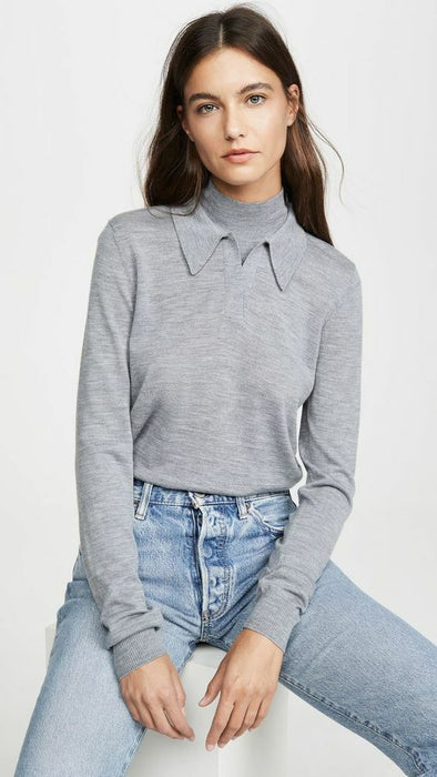 BLDWN women's Gia Knit fine merino wool sweater size L fits small pink 4 $400