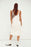 Free People Beach Women Scoop Neck Ribbed Cream Be Happy Pinafore Dress Sz Small