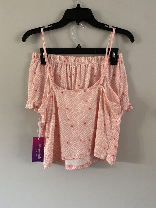 Aeropostale Sleepwear Pyjamas Set In Pink Size M
