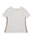 Splendid T-shirt à manches courtes en coton flammé pour enfants en blanc cassé taille 14