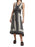 Theory Women's Silk Volume Sleeveless Midi Belted Dress Size S $495