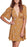 Free People Clove Mockingbird Mini robe Taille 8 Peigne marron 128 $ OB889865 NWT Nouveau