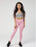 Pro-fit High Waist Gym Leggings Fitness Sport Training Yoga Pants Size S pink