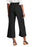 Chaps Pantalon droit Farra en lin mélangé noir pour femmes, grande taille 2X
