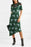 Maje Women's Rowers Asymmetrical Lace Silk Blend Dress In Green Size 1 $515