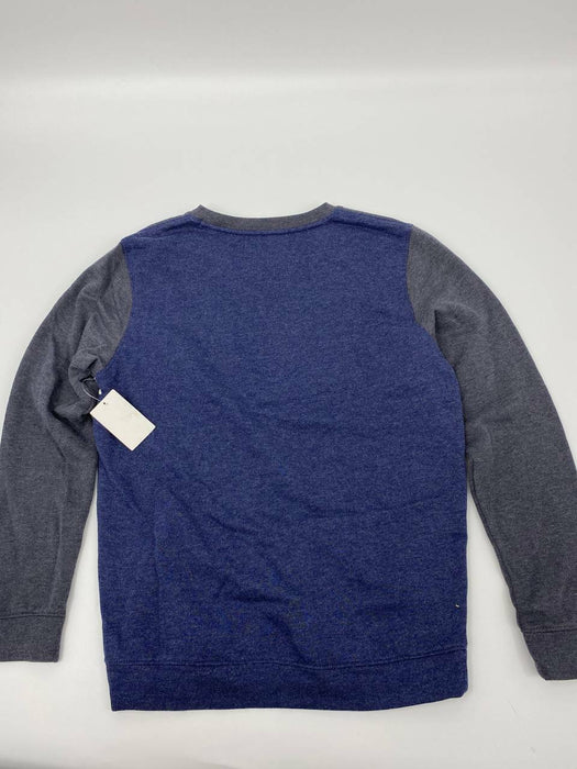 Public Opinion Nordstrom Men's Fleece Colorblock Crew Neck Sweater In Blue L/XL