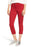 Wit & Wisdom Women Ab-Solution Crop Skinny Pants Ankle Skimmer Tomato Red Size 2