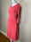 Lauren Ralph Lauren Ruched Stretch Jersey Fit & Flare Dress In Pink Size L $180