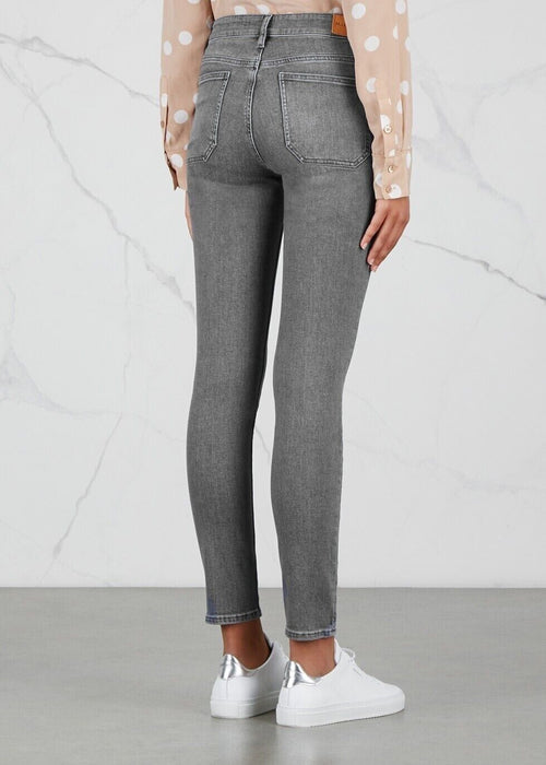 NWT Mih Jeans Bridge High Rise Skinny  24 in grey $248