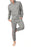 Room Service Reese Sweat-shirt à capuche unisexe à manches longues en gris chiné taille S