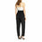 LEITH Surplice Paperboy Black white combo sleeveless Jumpsuit plus size 4X $69