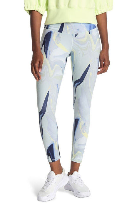 Z BY ZELLA High Waisted Printed Leggings In Light/pastel Blue size S