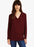 Phase Eight Dee Double Layer Top à manches longues en rouge brique Taille 12 US 16 UK 90 $