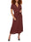 Dex Belted Maxi Shirt Dress Terracotta Size S $79