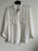 CLUB MONACO Safari Silk Long Sleeve Shirt  size XS in ivory