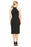London Times Women's Dress Twist Halter Sheath Dress In Black Size 4 New