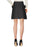 Sandro Oro Ruffled A-line Mini Skirt in black size 1