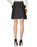 Sandro Oro Mini-jupe trapèze à volants en noir taille 1