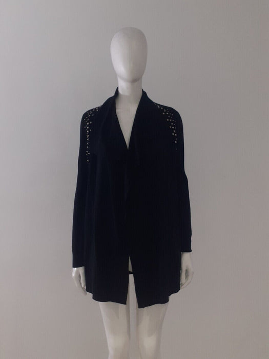 The Kooples Women's Wool And Cashmere Cardigan In Black Size 1 $345