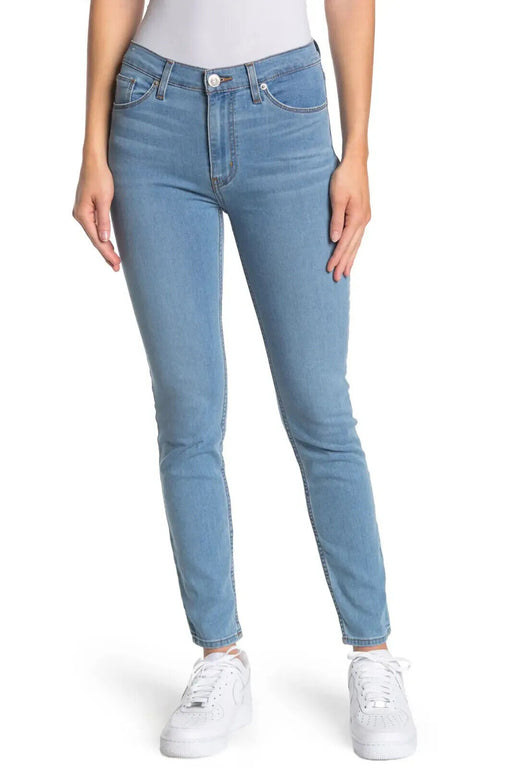 Hudson Blair High Rise Skinny Ankle Jeans In Open Blue Size 31 $176