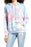All In Favor Oversize Tie Dye Hoodie In Blue Pink Tie Dye Size XL