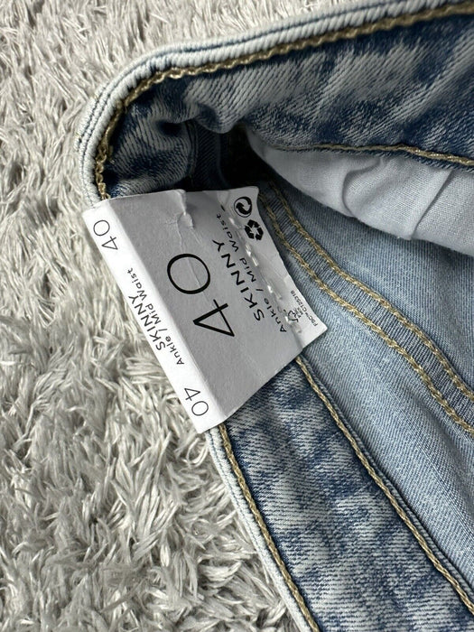 Mango Sculpt Skinny Jeans in blue size 8US