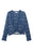 Nordstrom Kids' Twist Front Long Sleeve T-Shirt In Blue Tie Dye Size XL 14-16