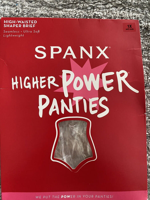 Spanx Higher Power Pantie Nude Plus Size 1X