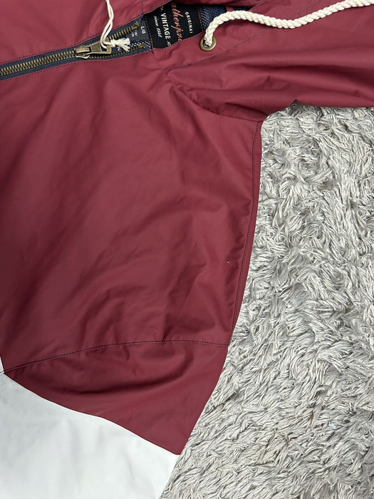 Men's Weatherproof Hooded Full Zip Rain Slicker  Jacket Raincoat Coat( scratch)