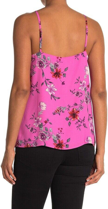 SOCIALITE Scalloped V-neck Camisole In XS Pink