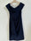 Xscape 369 $ Robe courte en crêpe de plongée Wrenley pour femmes, épaules dénudées, marine, taille 12
