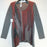 Go Couture Pull tunique mouchoir à manches longues Charcoal Camo Print Sz L 168 $