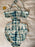 Melrose And Market Tie Front One Piece Maillot de bain Vert Aquarelle Tie Dye Taille 14