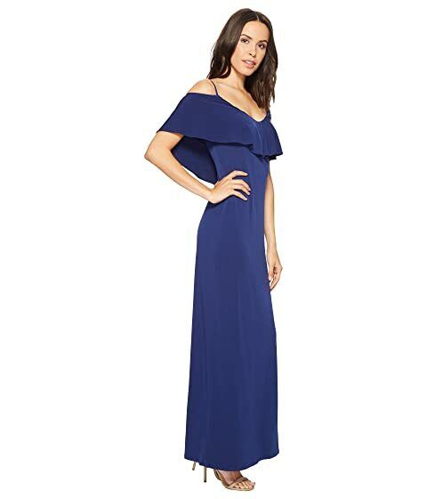 Laundry by Shelli Segal Women's Cold Shoulder Jersey Gown dress $245 size 0