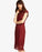 Phase Eight Women's Becky Sleeveless Lace Dress In Claret Red Size 12 US (16UK)