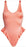 Something Navy' size XS Frill One Piece Swimsuit Ruffled Coral Sharon $80