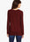 Phase Eight Dee Double Layer Top à manches longues en rouge brique Taille 12 US 16 UK 90 $