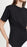 Theory Drape Tee Front Ruched In Black Size P