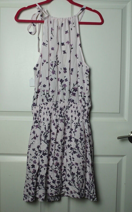 Lovestitch Smocked Waist Halter Dress Blush Lavender Purple Size Small