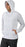 90 degrés Reflex manches longues polaire Activewear haut à capuche blanc unisexe tailles