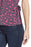 Chelsea28 Nordstrom Wrap Front Sans Manches Camisole Top Rose Rouge Taille L