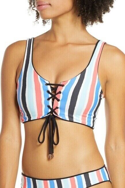 Maaji Dazzling 4-Way Piqué Reversible Bikini Top Size S