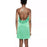 Alice + Olivia Mini-robe en satin Azitara à dos bas pour femme en jade taille 10 295 $