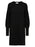 Selected Femme Lulu Long-Sleeve Knit Dress In Black Size M $165