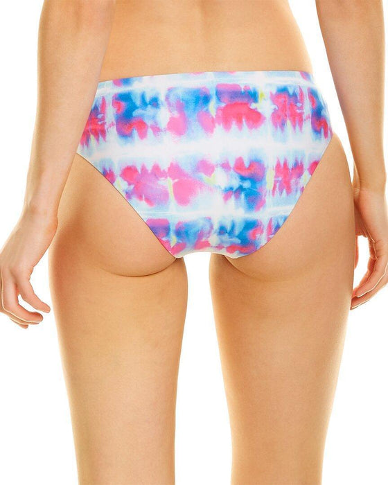 Splendid Women's Swimsuit Blue Sun Daze Crop Bikini Top And Bottom Size SM $132